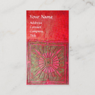 MORNING STAR , MONOGRAM BUSINESS CARD