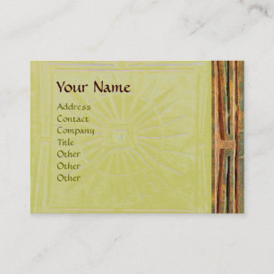 MORNING STAR , MONOGRAM BUSINESS CARD