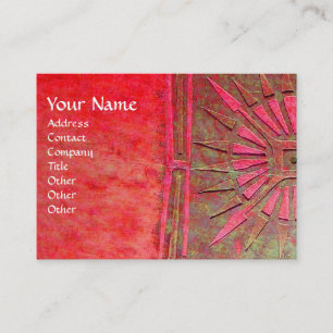 MORNING STAR , MONOGRAM BUSINESS CARD