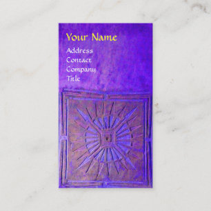 MORNING STAR , MONOGRAM BUSINESS CARD