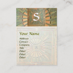 MORNING STAR , MONOGRAM BUSINESS CARD