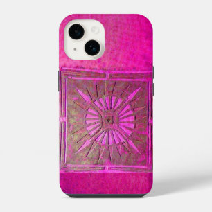MORNING STAR , Pink,Black,Fuchsia iPhone 14 Case