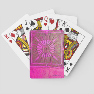 MORNING STAR Pink Fuchsia,Purple Playing Cards
