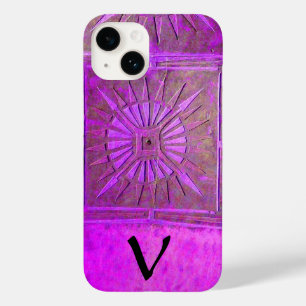 MORNING STAR , Purple,Black,Violet Monogram Case-Mate iPhone 14 Case