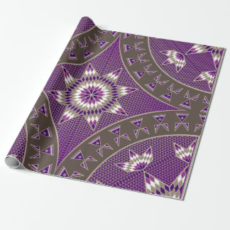 Morning Star (Purple) Wrapping Paper