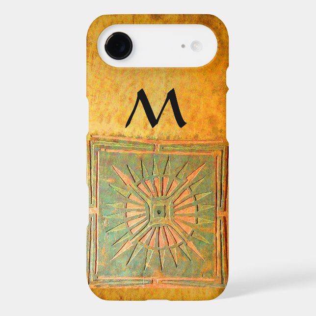 MORNING STAR ,Yellow,Brown,Black Monogram (Back)