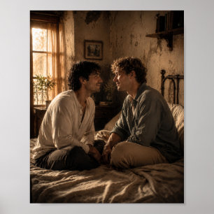Morning Stillness Gay Art Project Poster