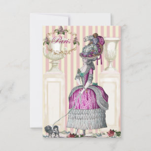 Morning stroll down the Champs-Élysées RSVP Card
