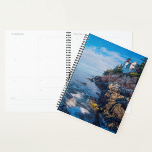 Morning Sun At Bass Harbour Lighthouse Planner