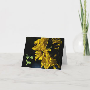 Morning Sunflower Blank-Inside Thank You Card