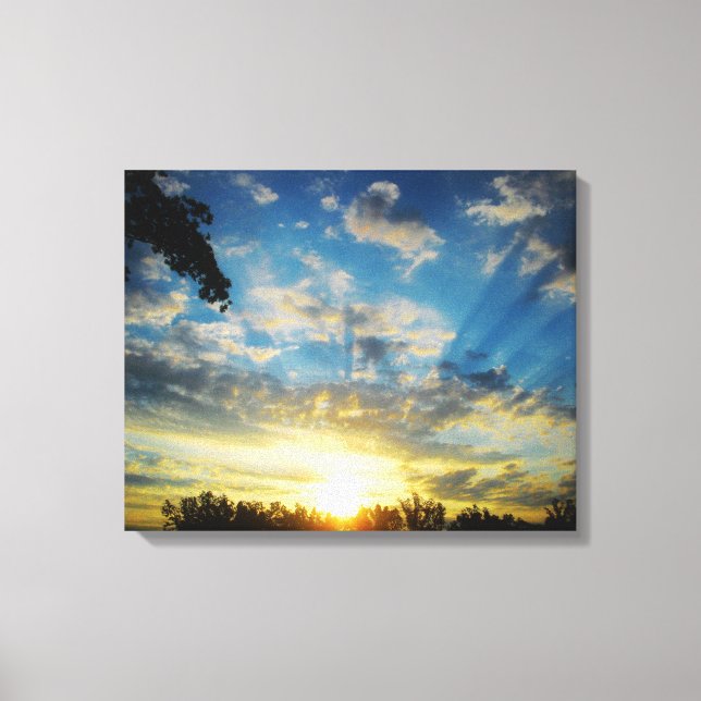 MORNING SUNRISE CANVAS PRINT (Front)