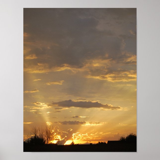Morning Sunrise in Grand Forks, North Dakota Poster (Front)