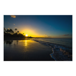 Morning Sunrise in Hawaii Photo Print
