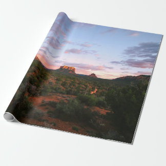 Morning Sunrise Sedona Arizona Desert Wrapping Paper