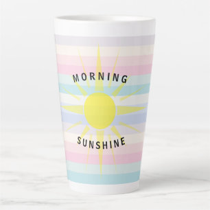 Morning Sunshine Colourful Large Latte Mug