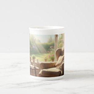 Morning Sunshine in the Living Room – Peaceful Tea Bone China Mug