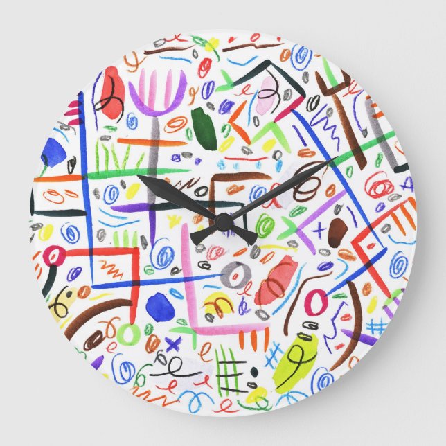 Morning Sunshine Large Clock (Front)