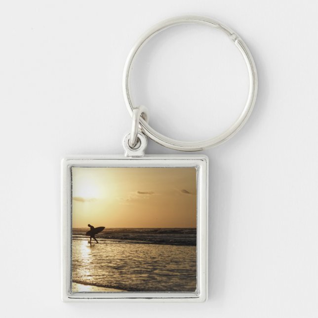 Morning Surfer Key Ring (Front)