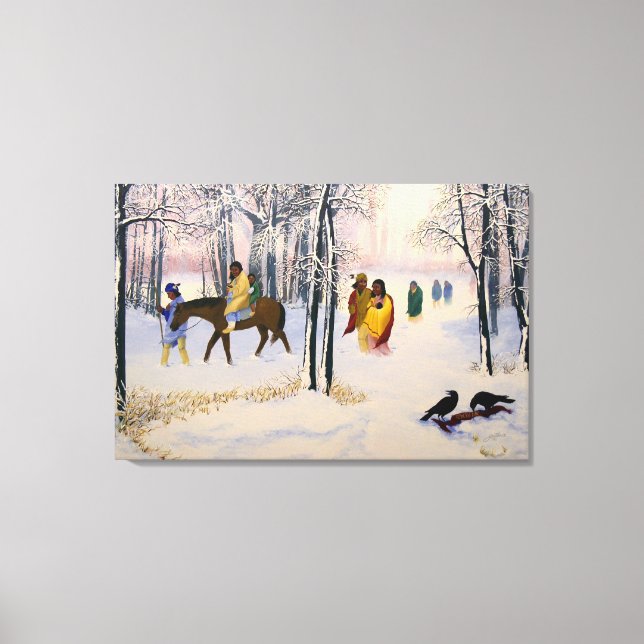 Morning Tears Canvas Print (Front)