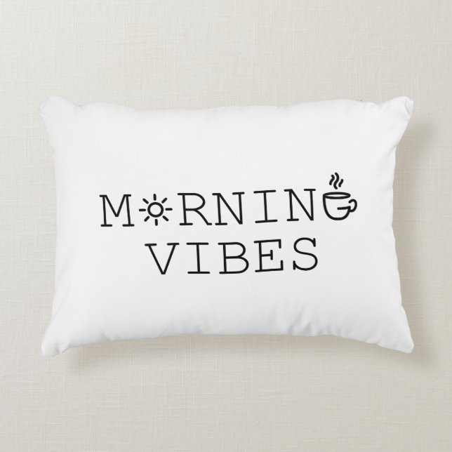 Morning Vibes Decorative Cushion (Front)