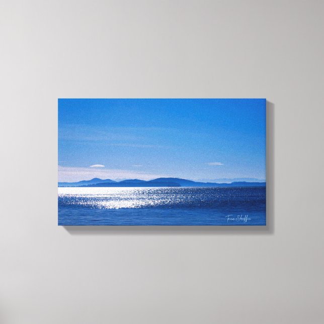 Morning View Wildcat Cove Larrabee State Park WA Canvas Print (Front)