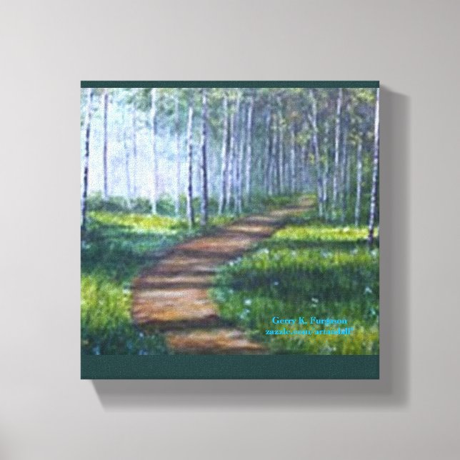 "MORNING WALK' CANVAS PRINT (Front)