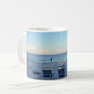 Morning Walk on the Beach Coffee Mug