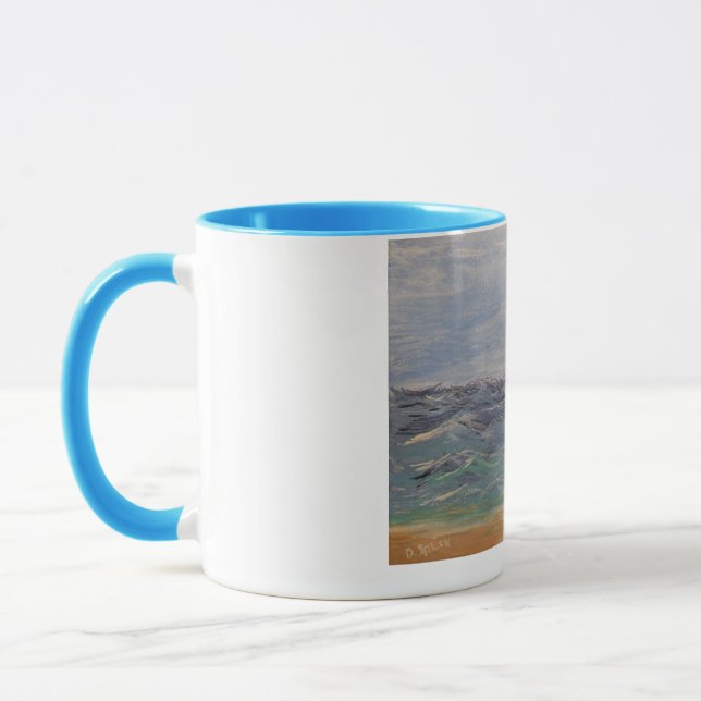 Morning waves mug (Left)