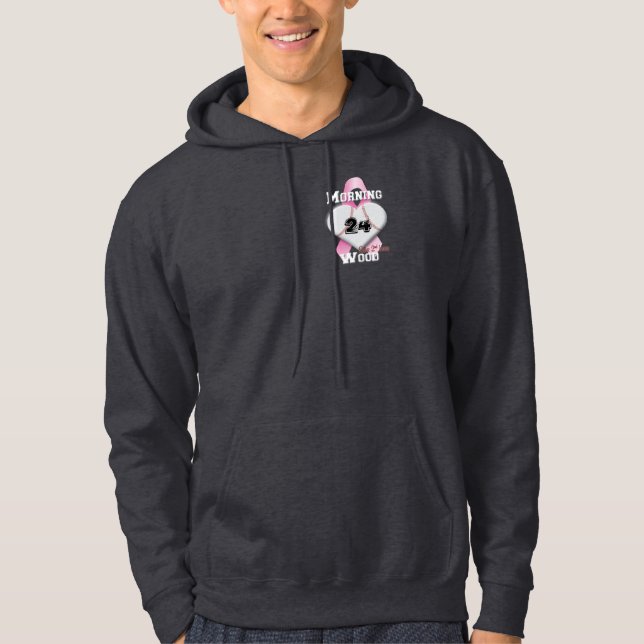 Morning Wood Dark Hoodie (Front)