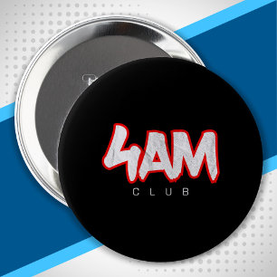 Morning Workout 4am Personal Trainer Fitness Coach 10 Cm Round Badge