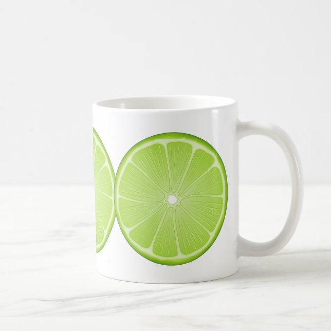 Morning Zest Lime Coffee Mug (Right)