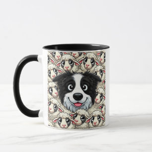 Mornings Are for Herding Border Collie & Sheep Mug