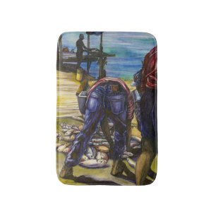 Morning's Catch, Harbour Island, Bahamas Bath Mat