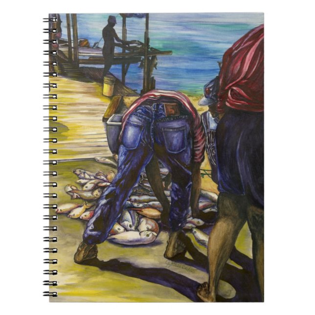 Morning's Catch, Harbour Island Notebook (Front)