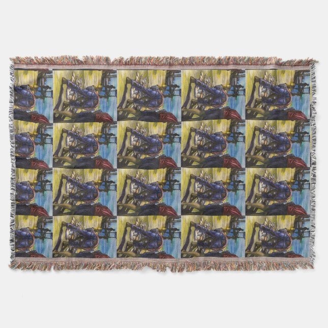 Morning's Catch, Harbour Island Throw Blanket (Front)