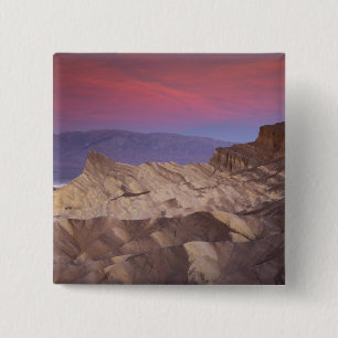 Mornings first light on Zabriskie Point and 2 15 Cm Square Badge