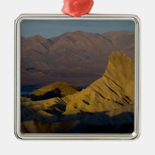 Mornings first light on Zabriskie Point and 3 Metal Tree Decoration