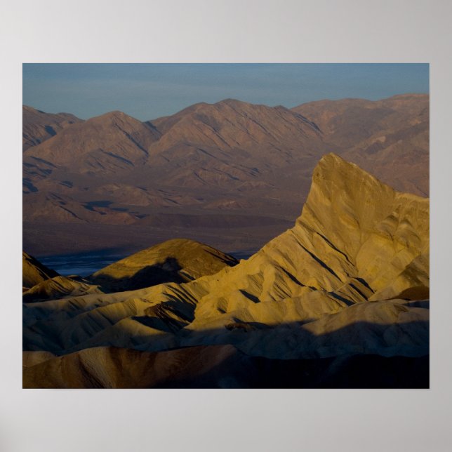 Mornings first light on  Zabriskie Point and 3 Poster (Front)