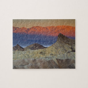 Mornings first light on  Zabriskie Point and Jigsaw Puzzle