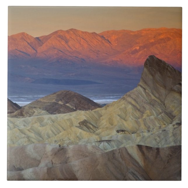 Mornings first light on  Zabriskie Point and Tile (Front)