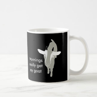 Mornings get my goat mug