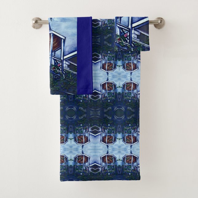 Morning's Light, Harbour Island, Bahamas Bath Towel Set (Insitu)