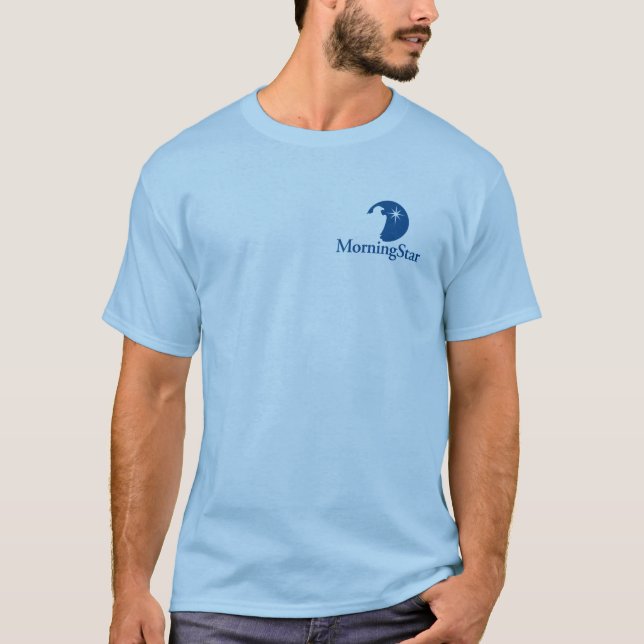 MorningStar Men's T-Shirt - Light Patch (Front)
