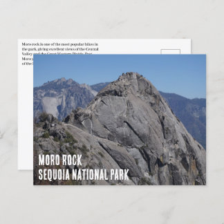 Moro Rock Sequoia National Park Postcard