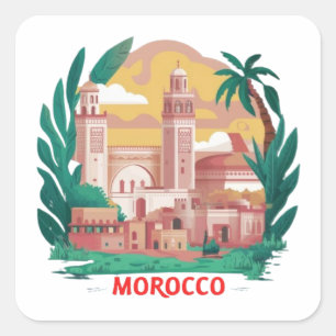 MORO  SQUARE STICKER