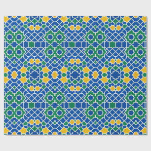 morocan zelij wrapping paper