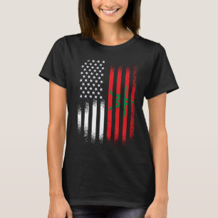 Moroccan American Heritage Month Morocco Patriot G T-Shirt
