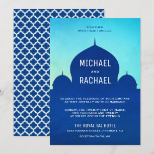 Moroccan Arabian Nights Wedding Invitation
