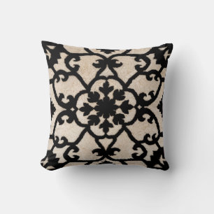 Moroccan Black and White Kilim Pillows: A Blend of Cushion