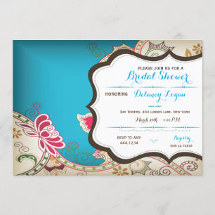 Moroccan Bridal Shower Invitation